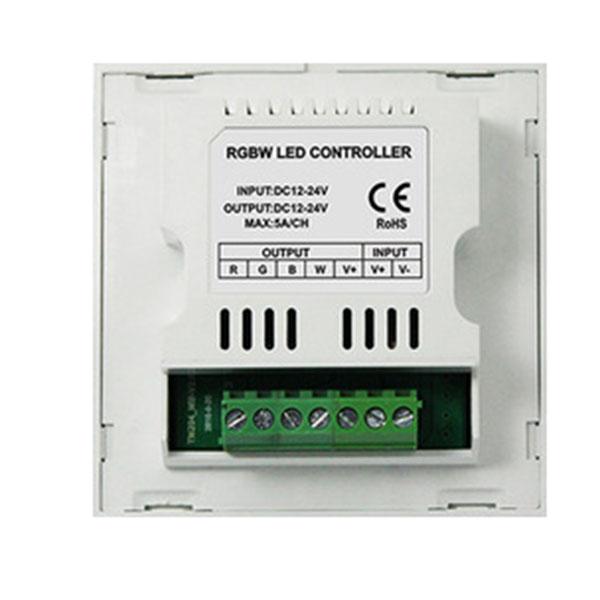 TM204 DC12V-24V 4 Channel RGBW Touch Panel Controller With Display TM204 DC12V-24V 4 Channel RGBW Touch Panel Controller With Display